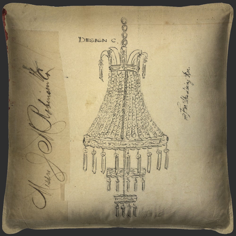 Spicher & Company Chandelier For the Dining Room Pillow 10108
