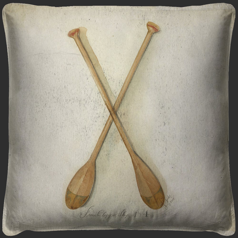 Spicher & Company Clipper Ship Oars Pillow 10114