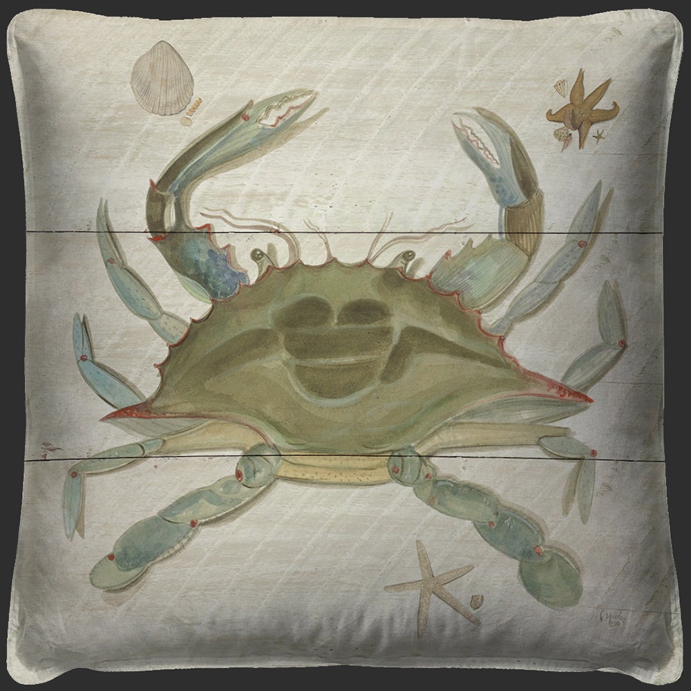 Spicher & Company Crab Pillow 10116
