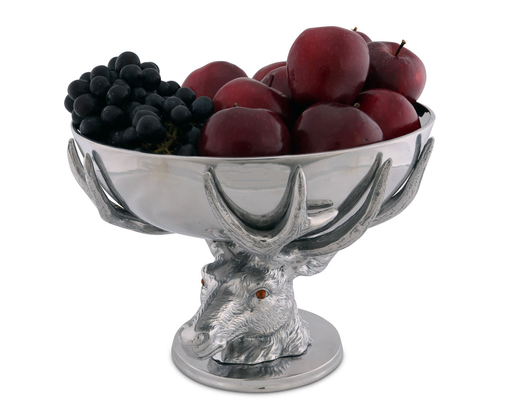 Arthur Court Designs Aluminum Antler Centerpiece 12" Bowl