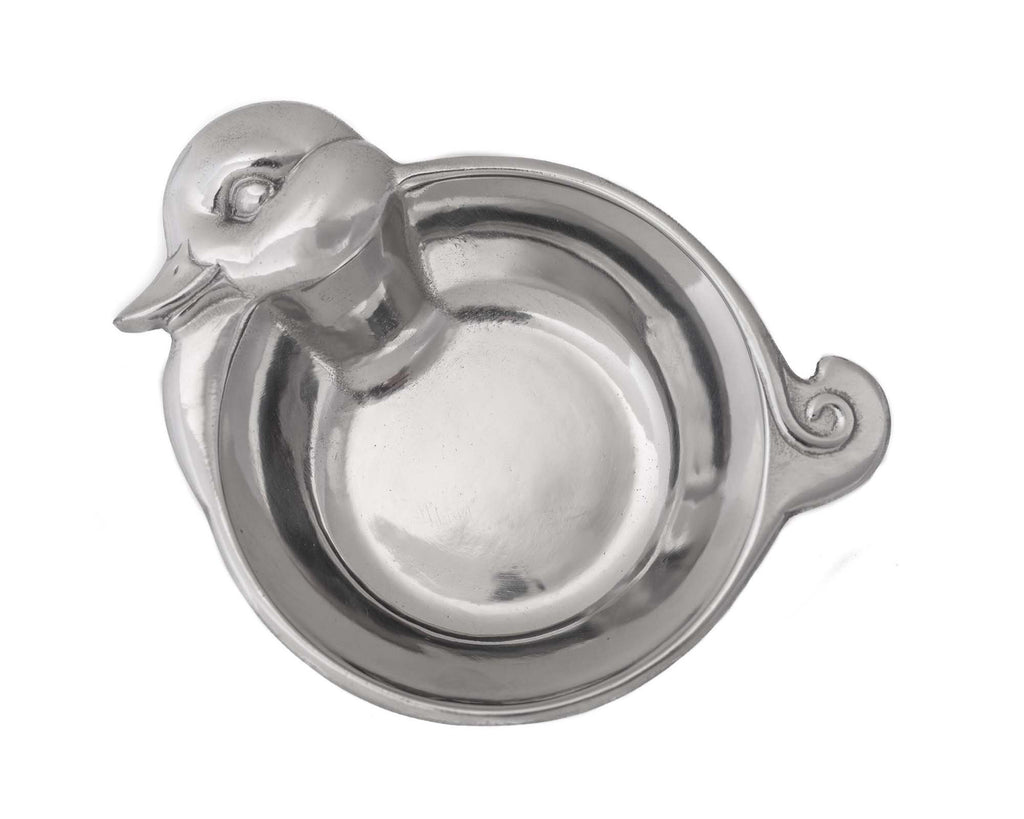 Arthur Court Designs Aluminum 5.25" Diameter Baby Duck Keepsake Bowl