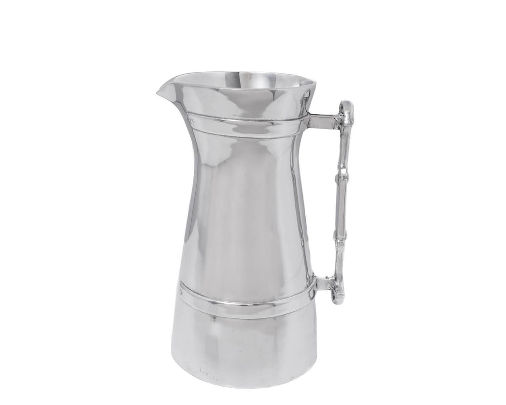 Arthur Court Designs Aluminum Equestrian Horse  Water Jug Pitcher for Hot/Cold Water, Ice Tea and Juice Beverage 10 inch Tall