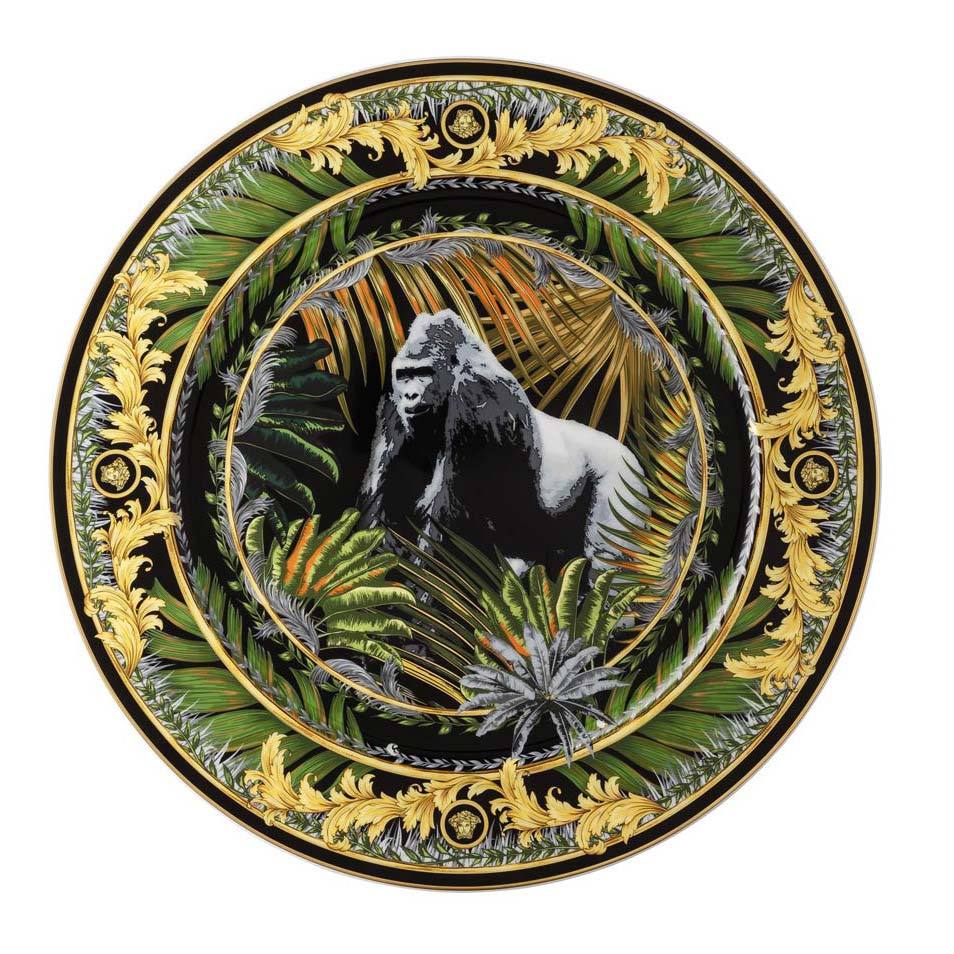 Versace La Regne Animal Bob Gorilla Service Plate 10450-403666-10263