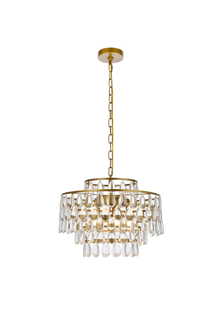 Elegant Lighting Pendant Light 1102D18BR
