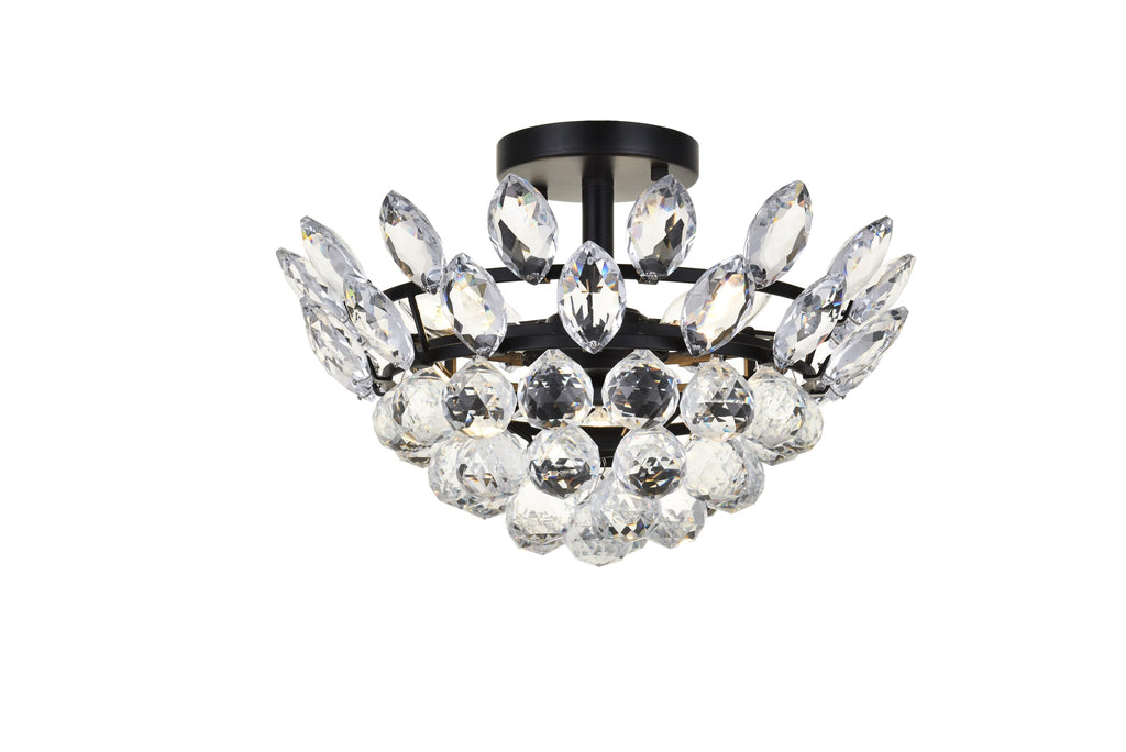 Elegant Lighting Flush Mount Light 1105F14BK