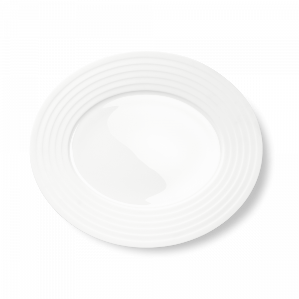 Dibbern Cross White Oval Platter (Relief) (39cm) 1122220000