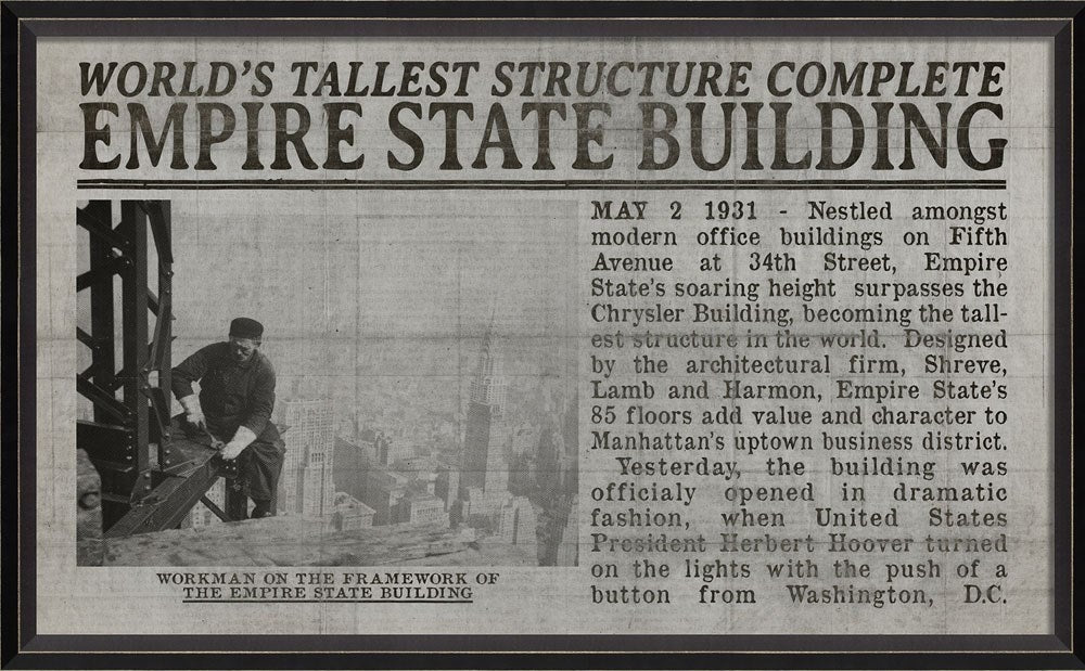Spicher & Company BC Empire State Building Opens gray 11643