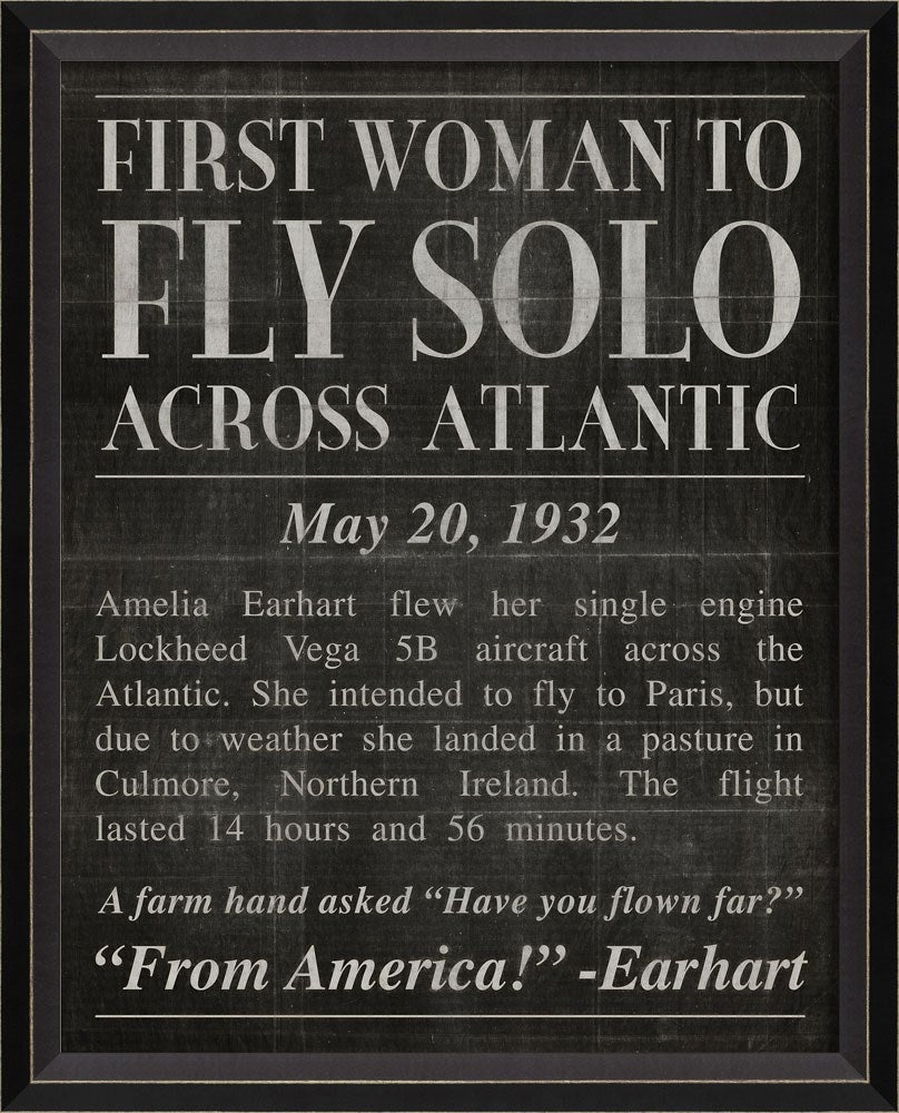 Spicher & Company BC First Woman to Fly Solo black sm 11649