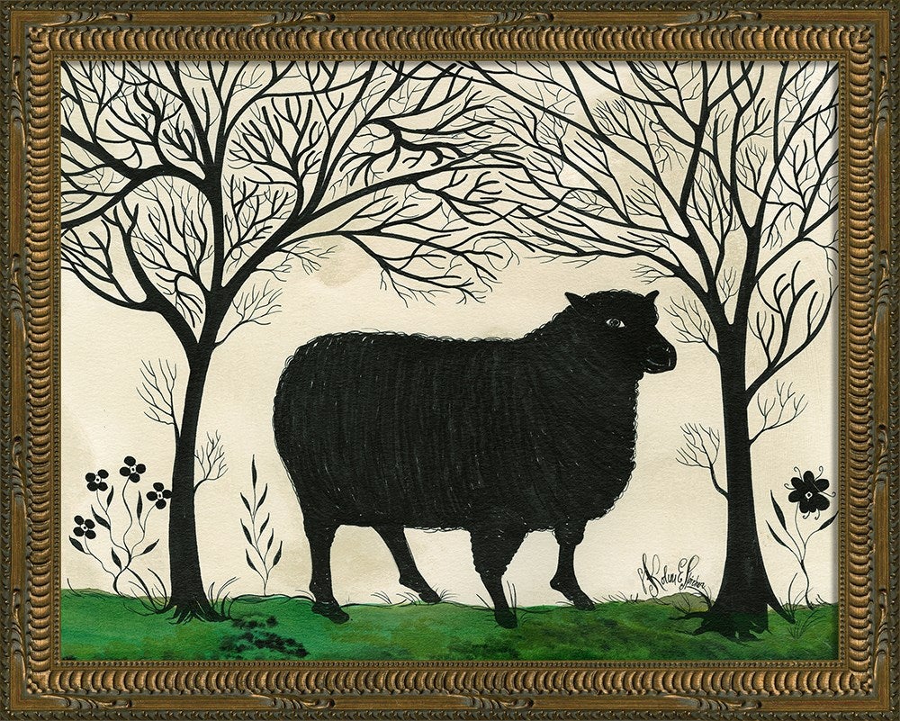 Spicher & Company KG Animal Silhouette Sheep facing right Sm 11921