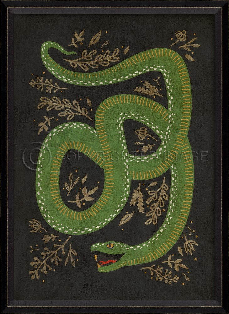 Spicher & Company BC The Prosperous Snake on black 11971