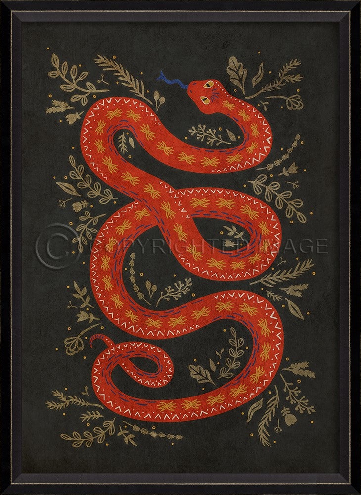Spicher & Company BC The Protector Snake on black 11972