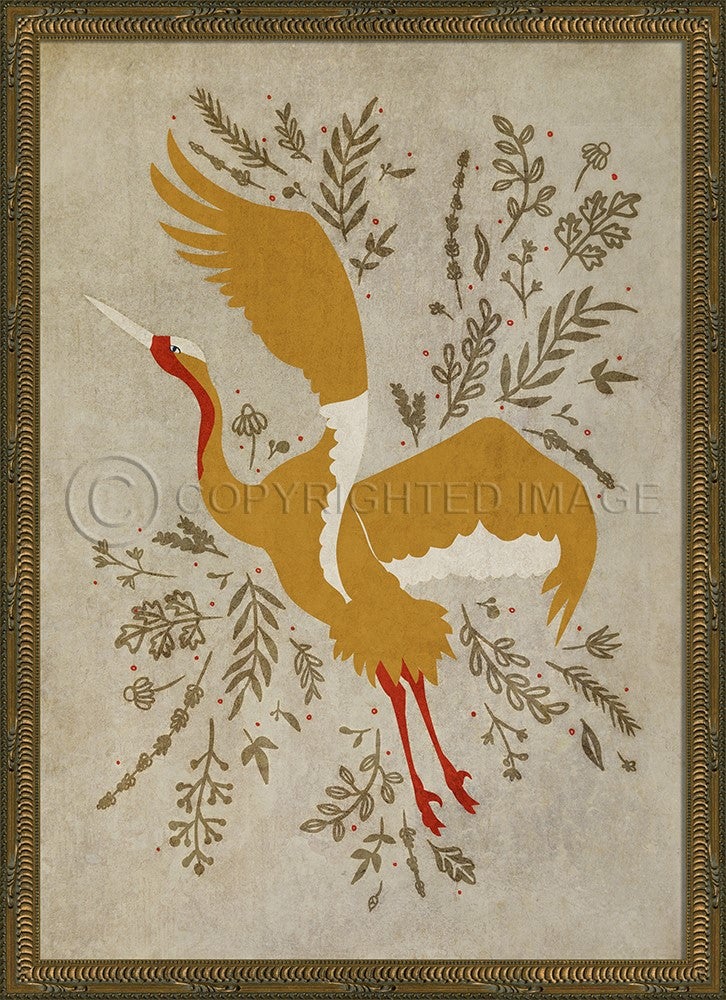Spicher & Company KG Eternal Happiness Crane on white 11975