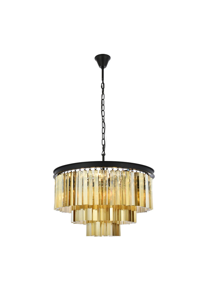 Elegant Lighting Chandelier Royal Cut 1201D26MB-GT/RC