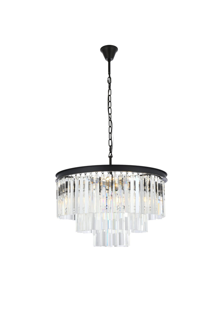 Elegant Lighting Chandelier Royal Cut 1201D26MB/RC