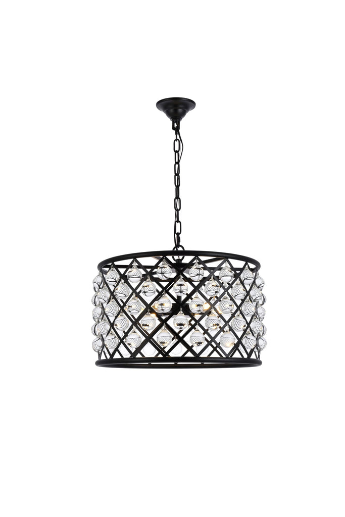 Elegant Lighting Pendant Light Royal Cut 1204D20MB/RC