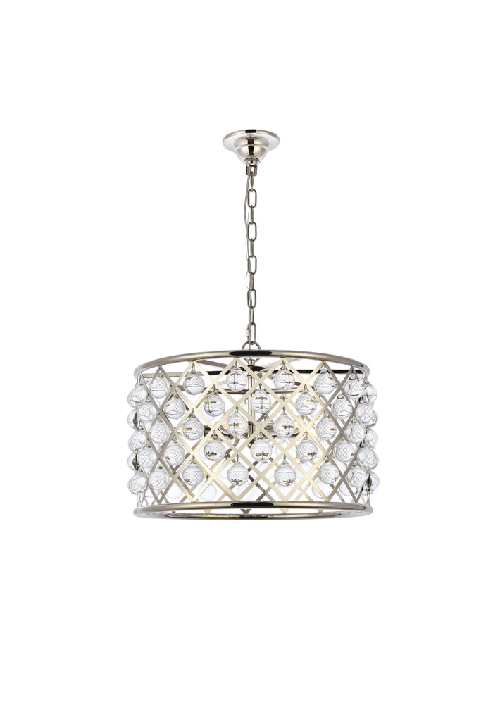 Elegant Lighting Pendant Light Royal Cut 1204D20PN/RC