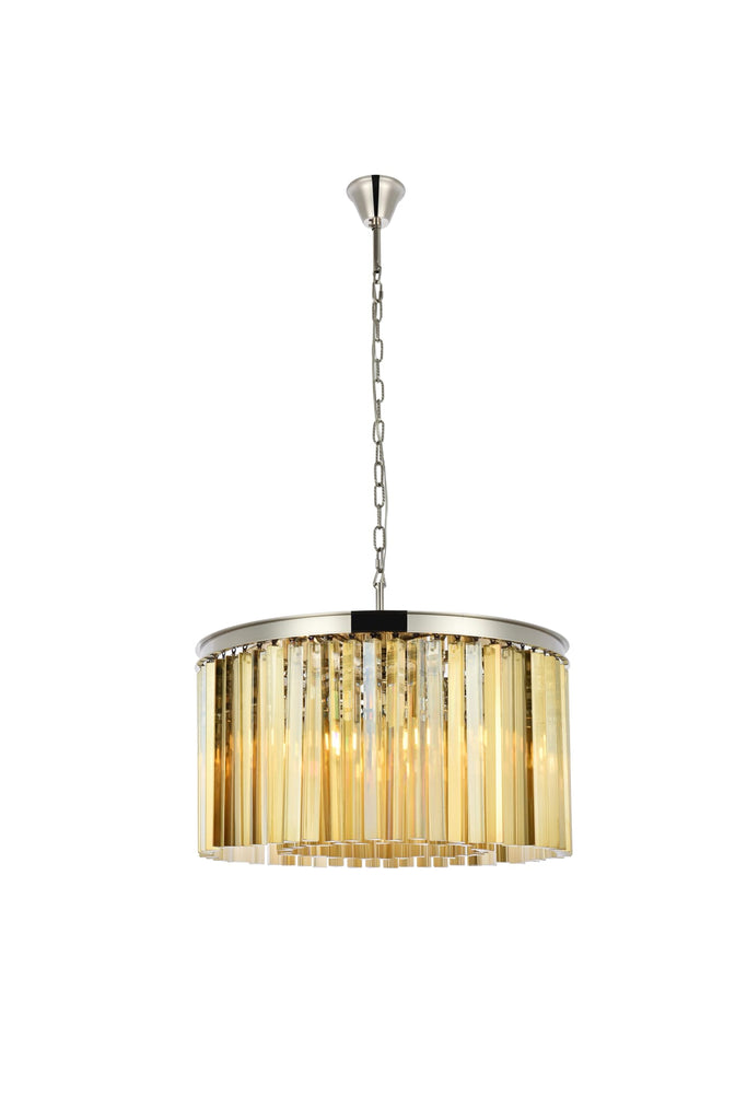 Elegant Lighting Chandelier Royal Cut 1208D26PN-GT/RC