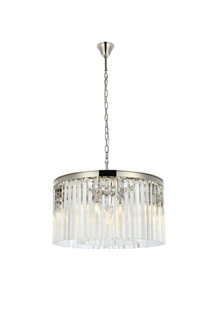 Elegant Lighting Chandelier Royal Cut 1208D26PN/RC