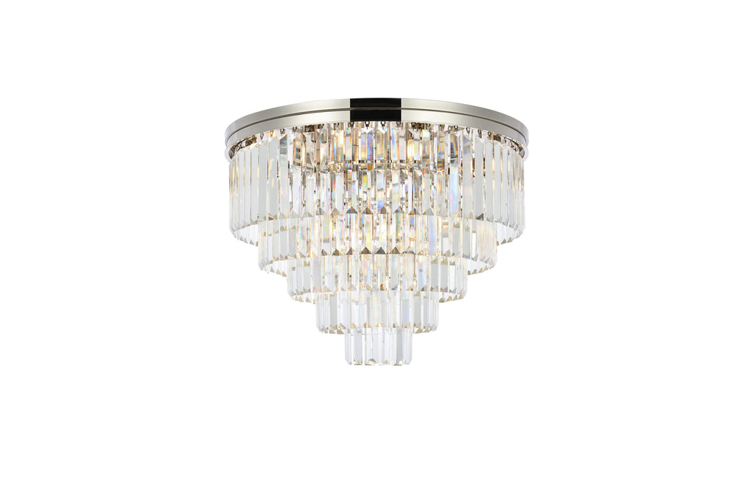 Elegant Lighting Flush Mount Light Royal Cut 1231F32PN/RC