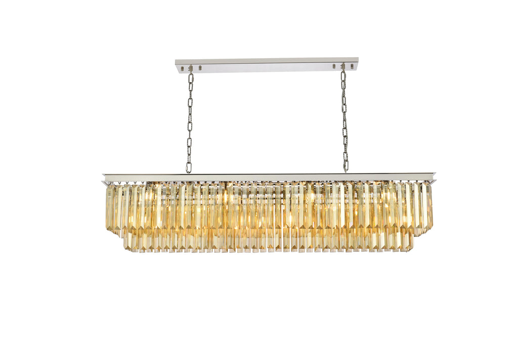 Elegant Lighting Chandelier Royal Cut 1232D60PN-GT/RC