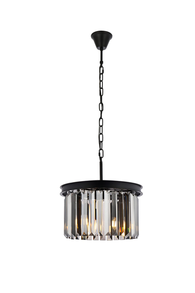 Elegant Lighting Pendant Light Royal Cut 1238D16MB-SS/RC