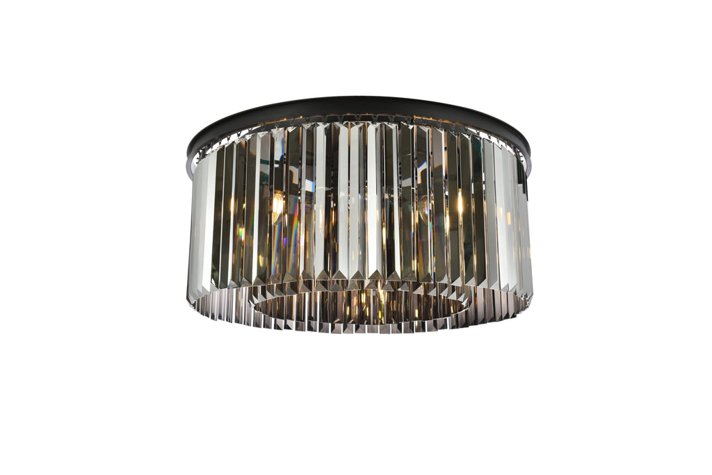 Elegant Lighting Flush Mount Light Royal Cut 1238F31MB-SS/RC