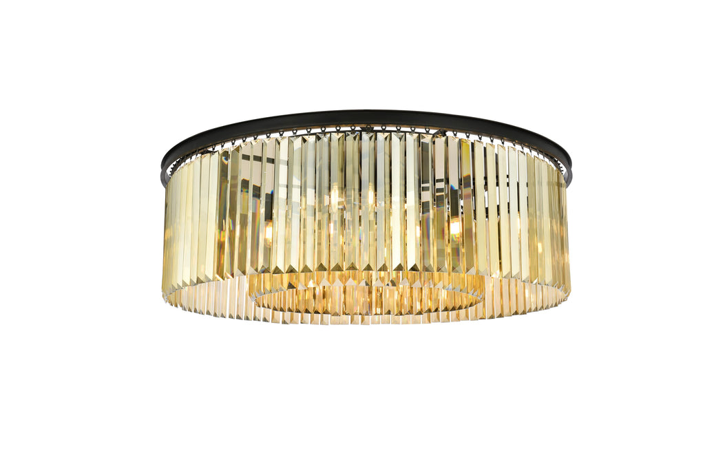 Elegant Lighting Flush Mount Light Royal Cut 1238F43MB-GT/RC