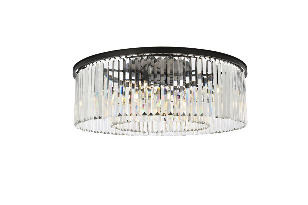 Elegant Lighting Flush Mount Light Royal Cut 1238F43MB/RC