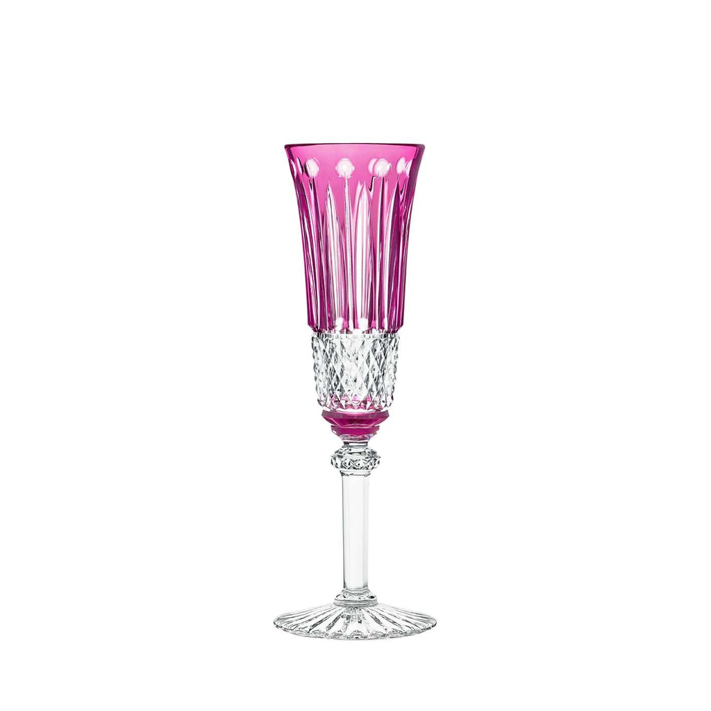 St Louis Crystal Tommy Amethyst Champagne Flute