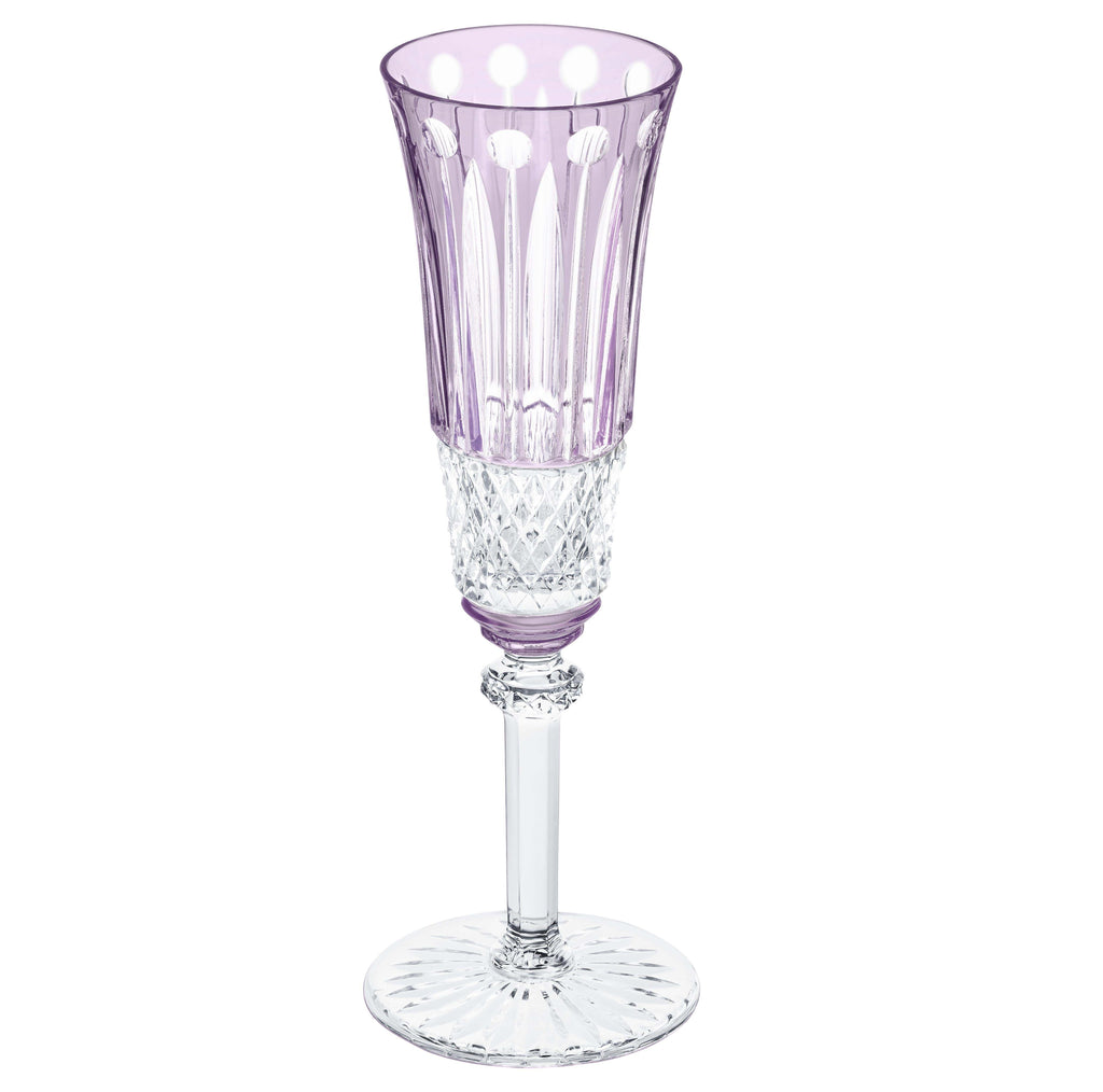 St Louis Crystal Tommy Purple Champagne Flute
