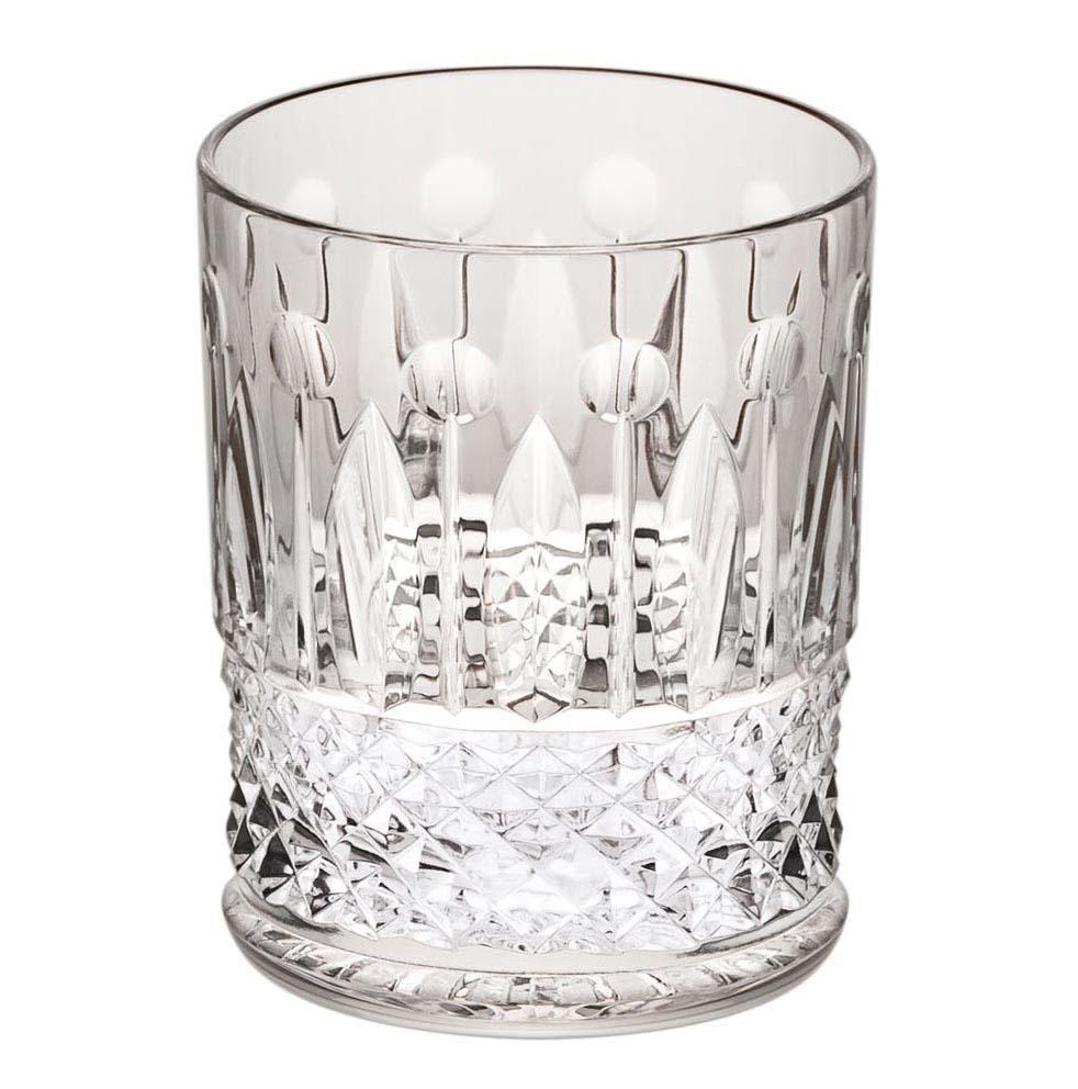 St Louis Crystal Tommy Flannel-Grey Small Cylindrical Tumbler