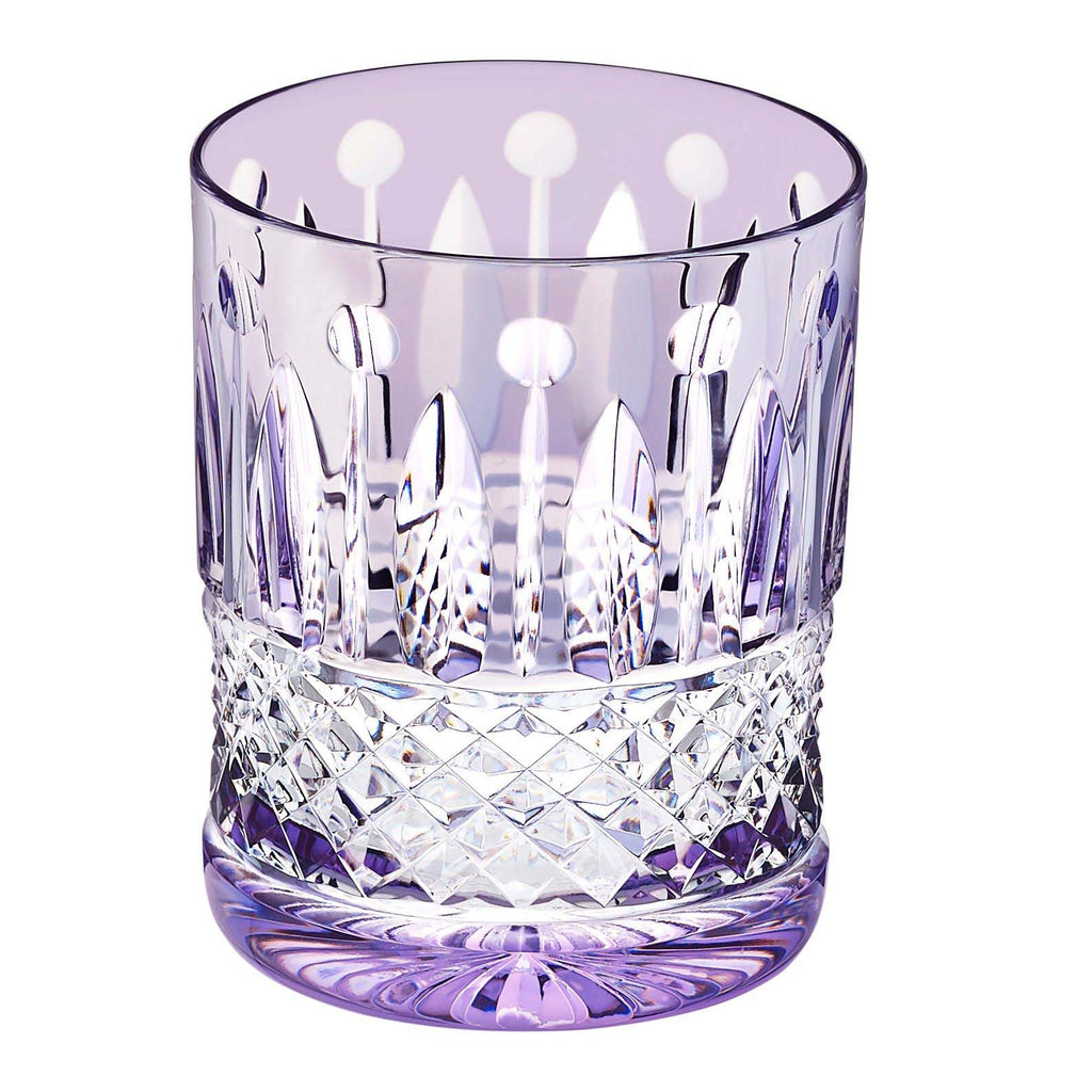 St Louis Crystal Tommy Purple Small Cylindrical Tumbler