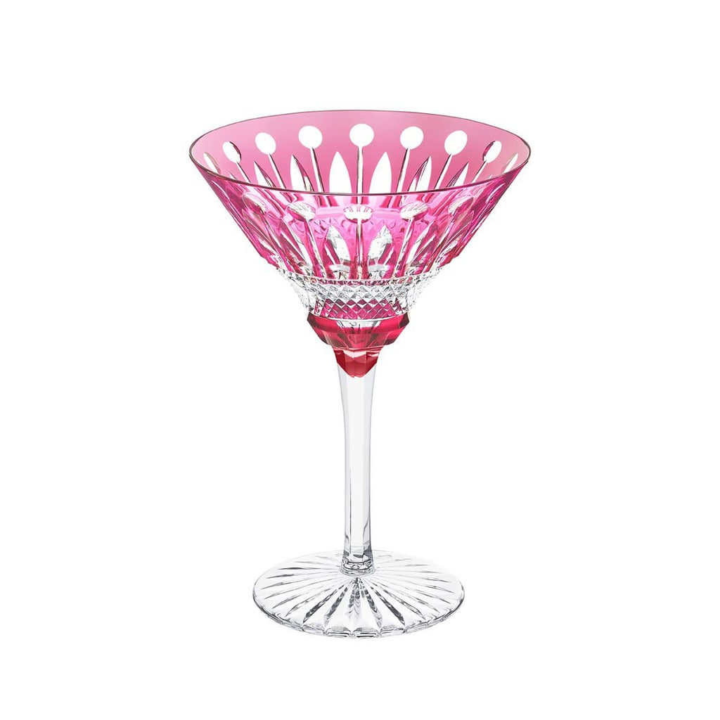 St Louis Crystal Tommy Red Cocktail Glass