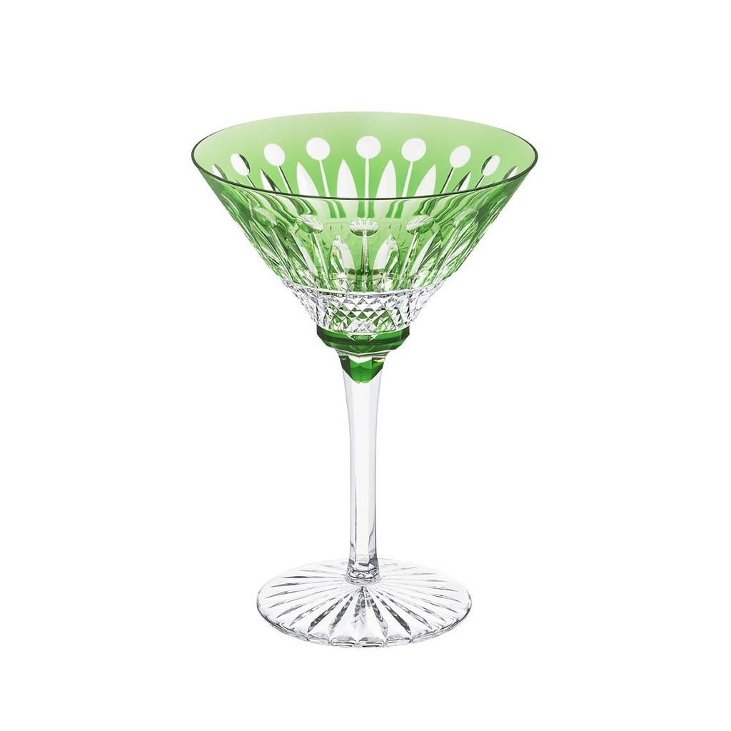 St Louis Crystal Tommy Green Cocktail Glass