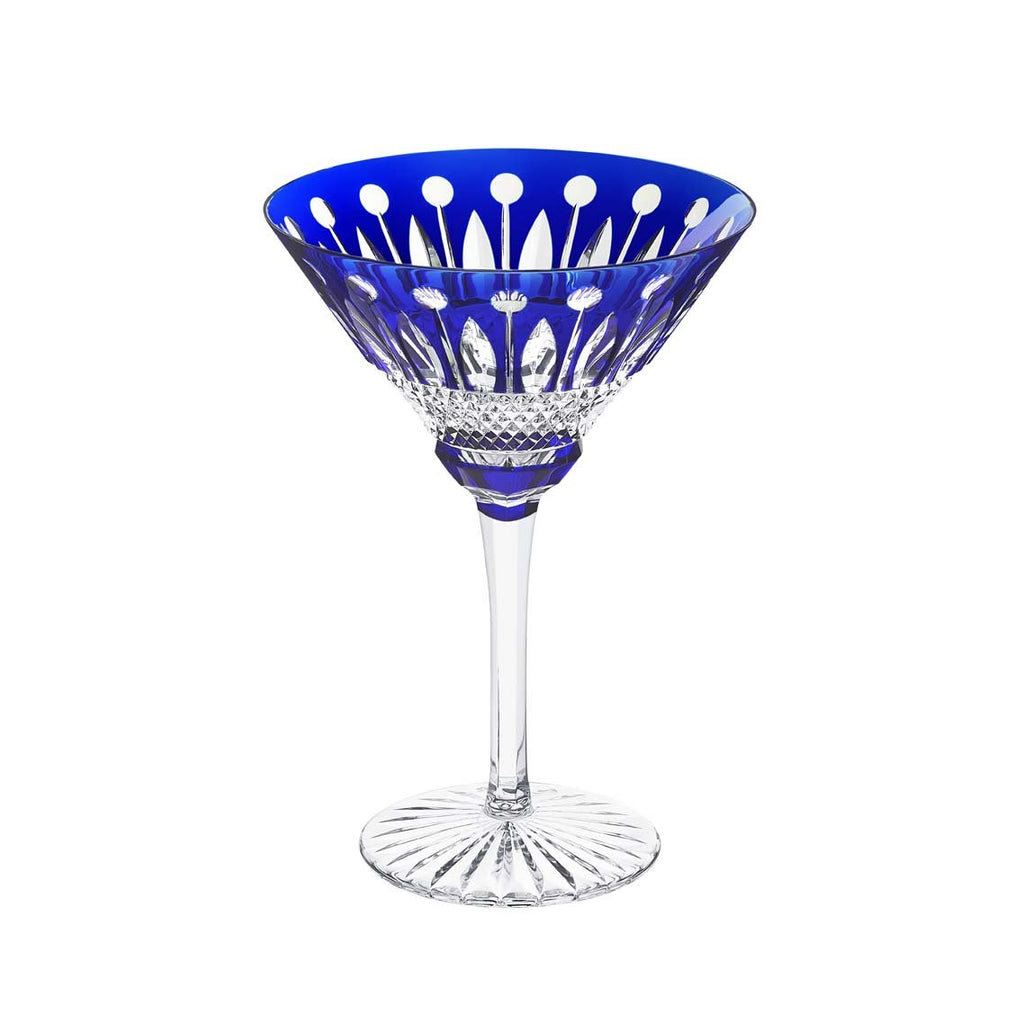 St Louis Crystal Tommy Dark-Blue Cocktail Glass