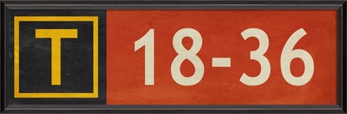 Spicher & Company BC Marker T 18-36 Airport Sign 13718