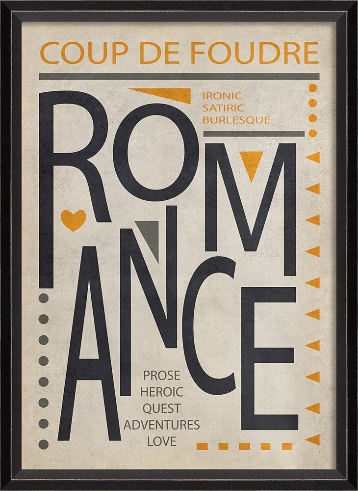 Spicher & Company BC Romance Poster Black on White sm 13808