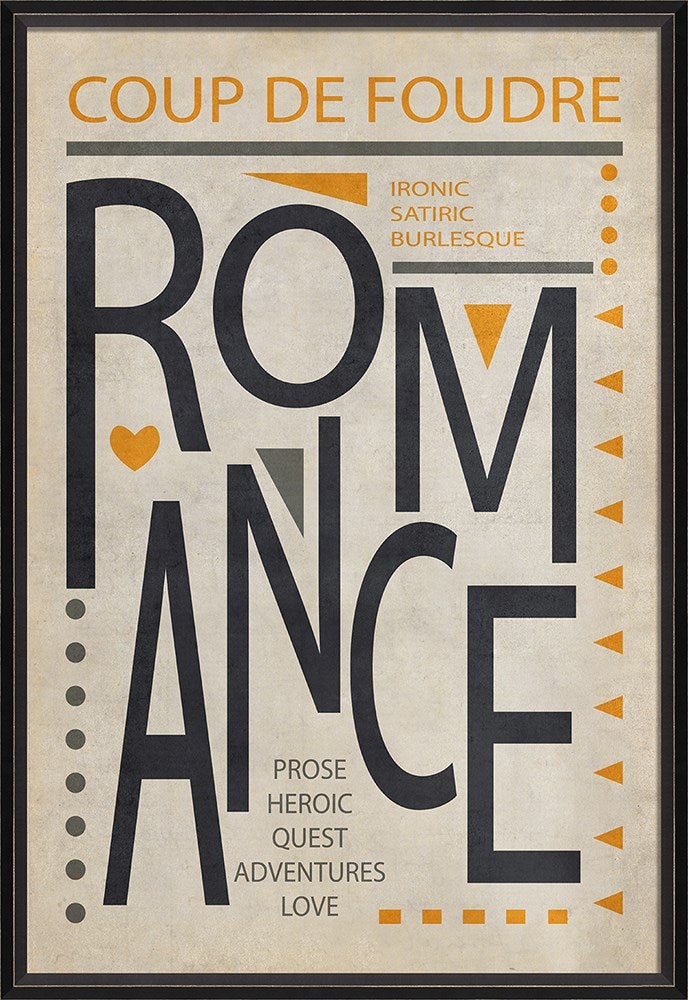 Spicher & Company BC Romance Poster Black on White lg 13817