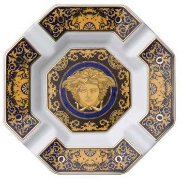 Versace Medusa Blue Ashtray 14096-409620-27233