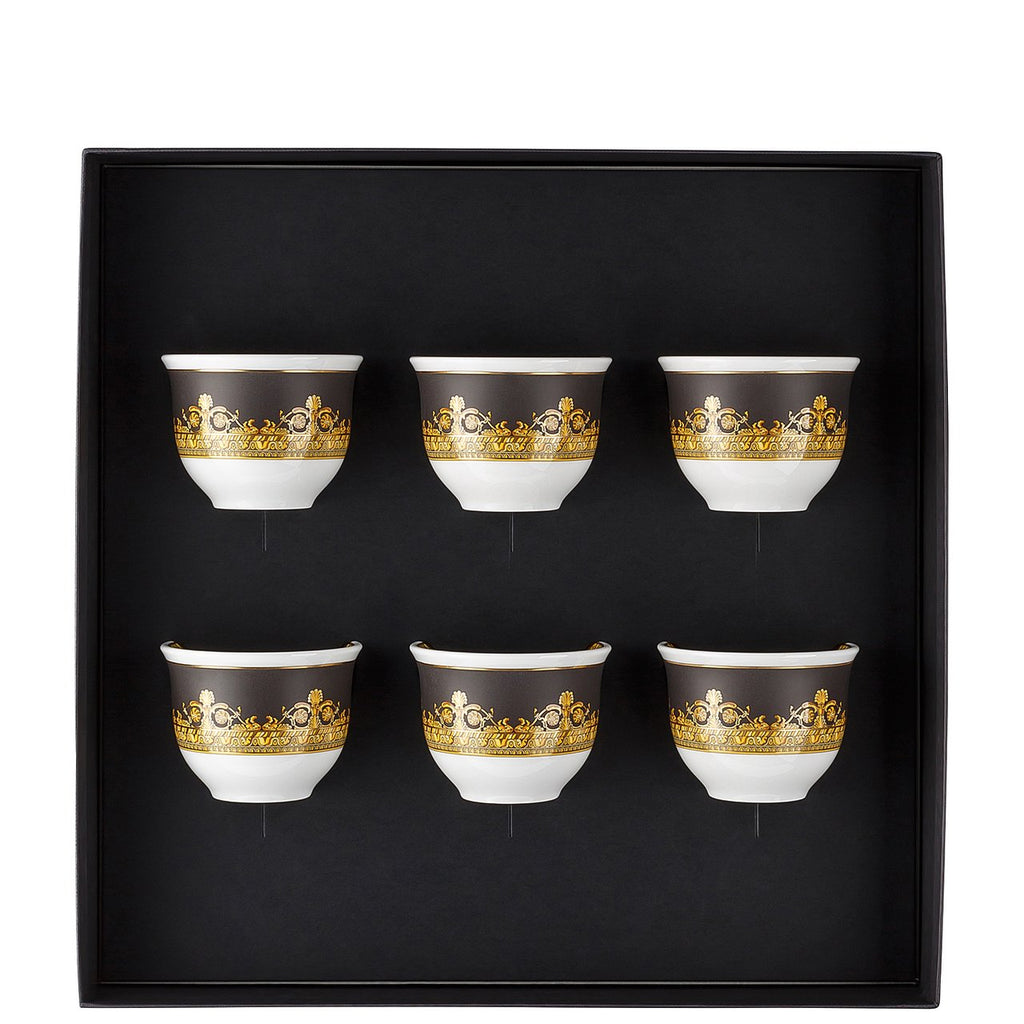 Versace I Love Baroque Set Of 6 Mugs Small No Handle 14413-403651-28403