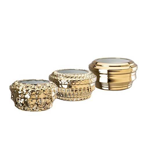Versace Euphoria Gold Set Of 3 Vases 14495-429083-28633