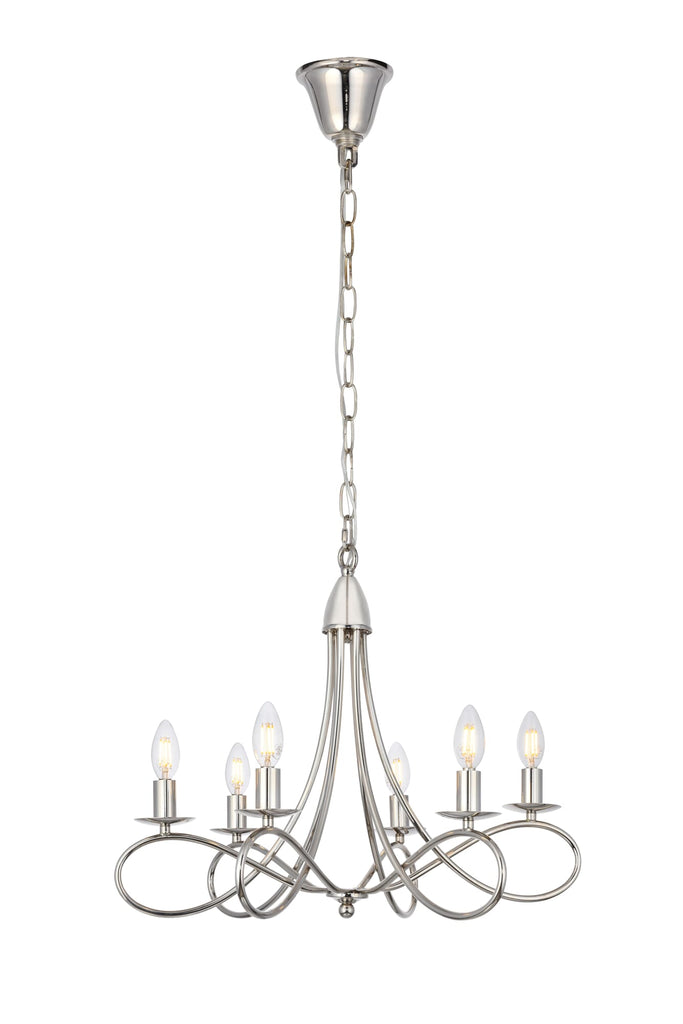 Elegant Lighting Pendant Light 1452D22PN