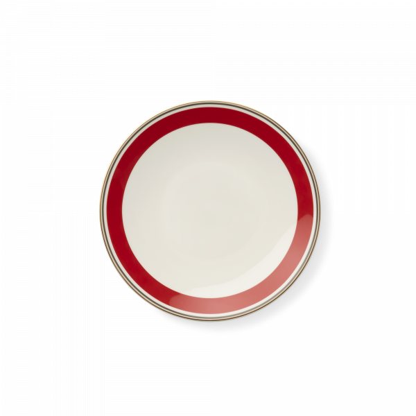 Dibbern Capri Bread Plate Red & Anthracite (17cm) 1501718105