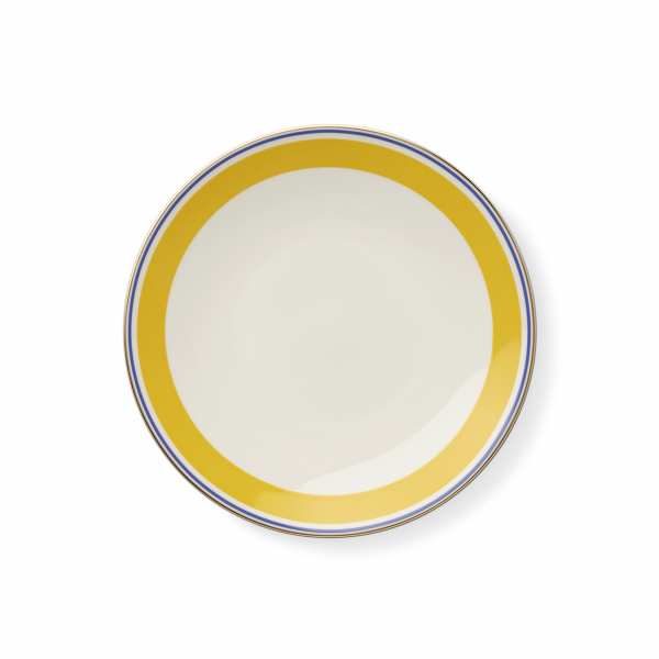 Dibbern Capri Dessert Plate Yellow & Blue (24cm) 1502418103