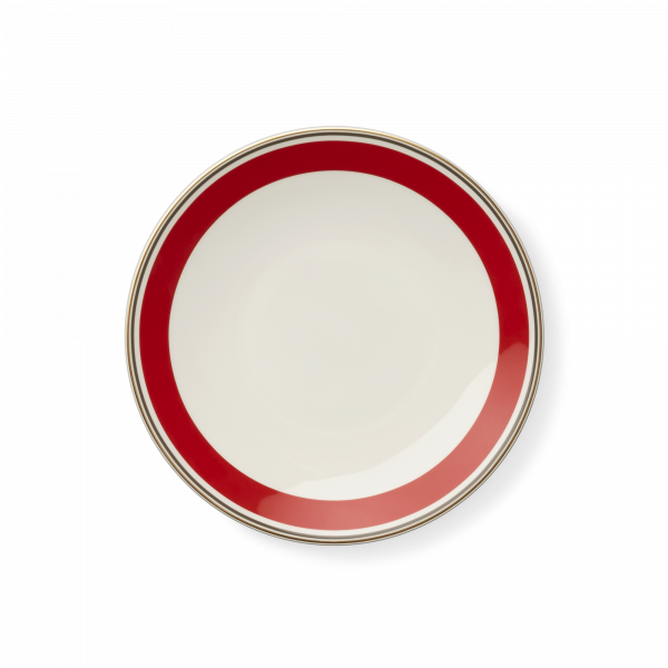 Dibbern Capri Dessert Plate Red & Anthracite (24cm) 1502418105