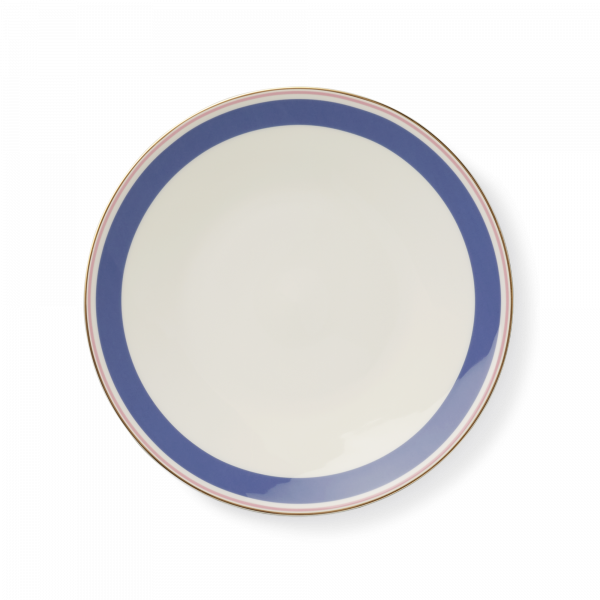 Dibbern Capri Dinner Plate Blue & Rose (28cm) 1502818104