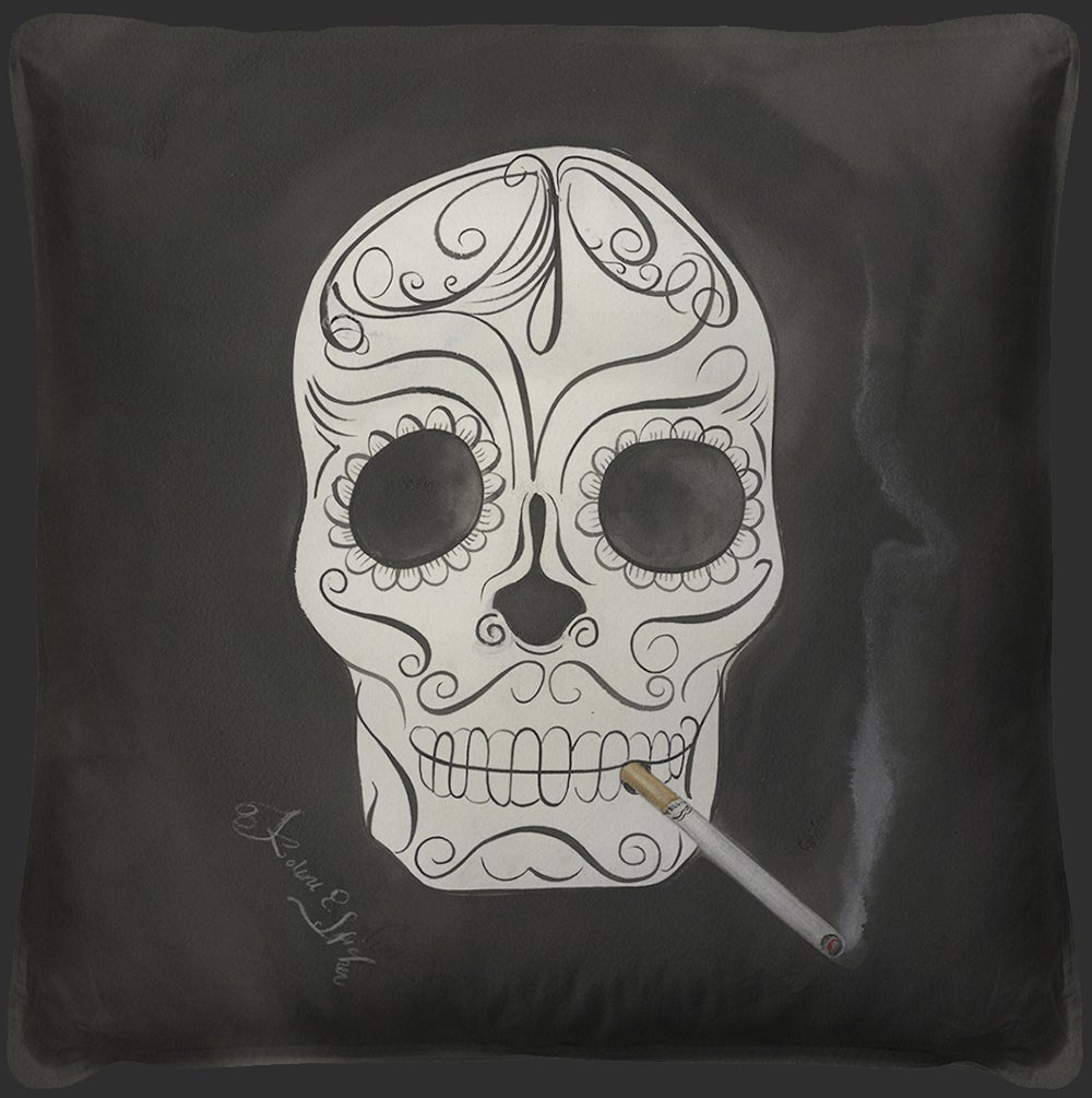 Spicher & Company Skull 1 Pillow 15048