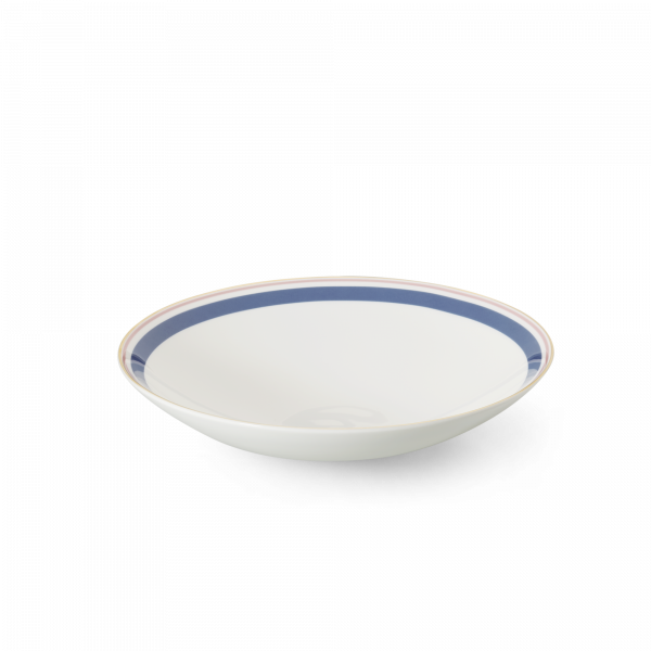 Dibbern Capri Plate & Bowl Blue & Rose (24cm) 1542418104