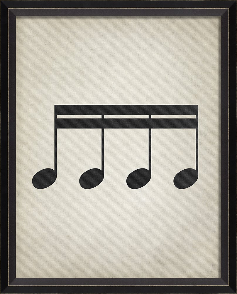 Spicher & Company BC Music Note Joined Sixteenth notes sm 16817