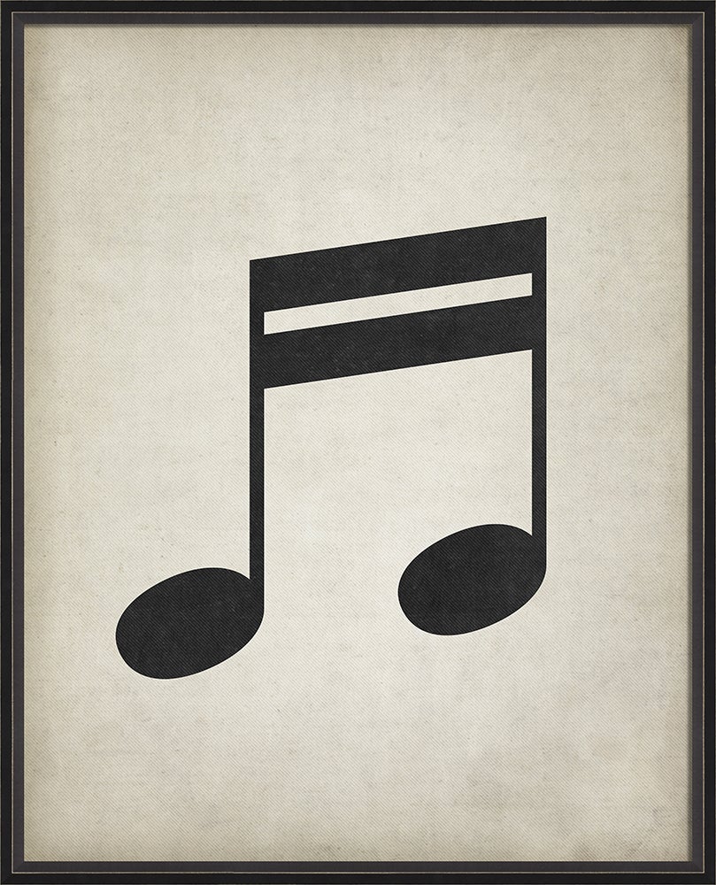 Spicher & Company BC Music Note Beamed sixteenth note lg 16826